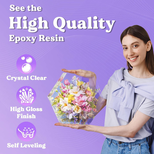 Let resin crystal clear - resin, 4l
