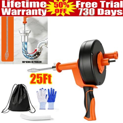 Flexible drain unblocking - 7m,