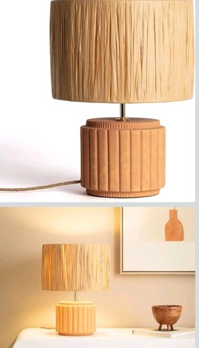 Ceramic and raffia kinney - and,