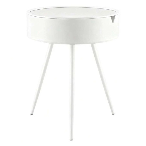 Round side table bedside - table,