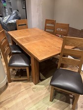 Solid Oak Extendable Dining