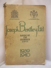 Joseph Bentley Ltd - Gardening - 1939/40 - Barrow on Humber, Lincs Pb
