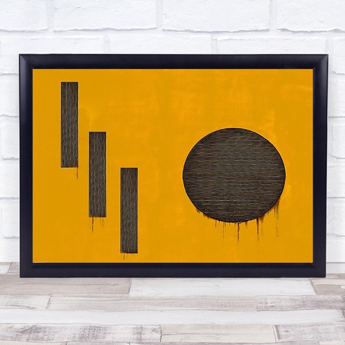 Orange yellow shapes - orange,