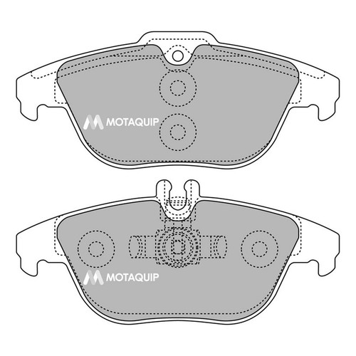 Brake pads set - pads, for