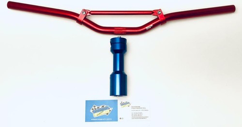 Red naked handlebar with blue - red,