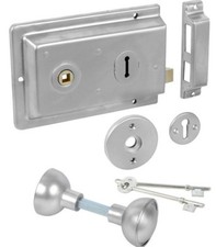 DOOR KNOBS RIM LOCK SET GATE