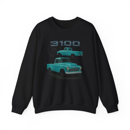 1956 chevy 3100 - chevy, aqua