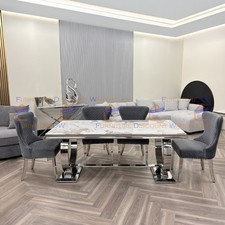 1.8m Arriana Cream Marble