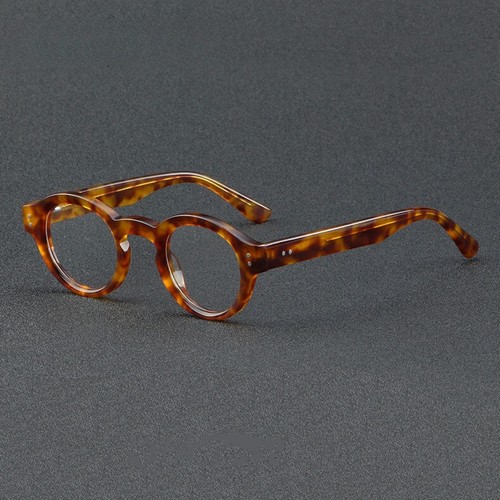 Vintage tortoiseshell round - tortoiseshell,