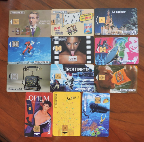 Used phonecards from - ,