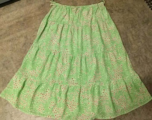 Whistles tiered green floral - ,