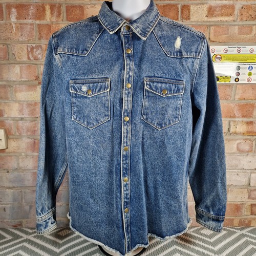 Zara man blue denim jacket - man,,