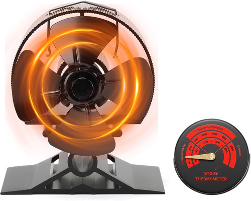 Log burner fan blades - 4, small