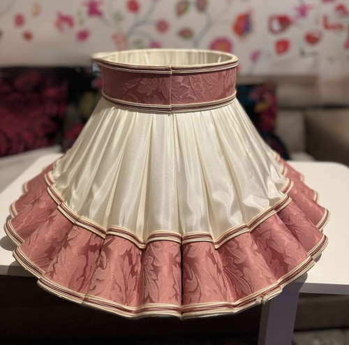Lampshade ivory pleated - lampshade,