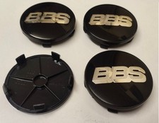 4x BBS Wheel Centre Cap Brand New Alloy Hub Center Caps 68mm Black Silver