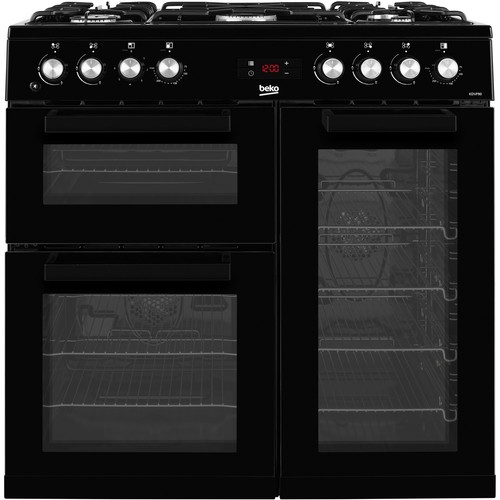 Beko 90cm dual fuel double - 90cm,