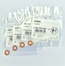Audi A5 40 TDI / TDI Quattro Set of 4 Genuine Bosch Injector Copper Base Seals