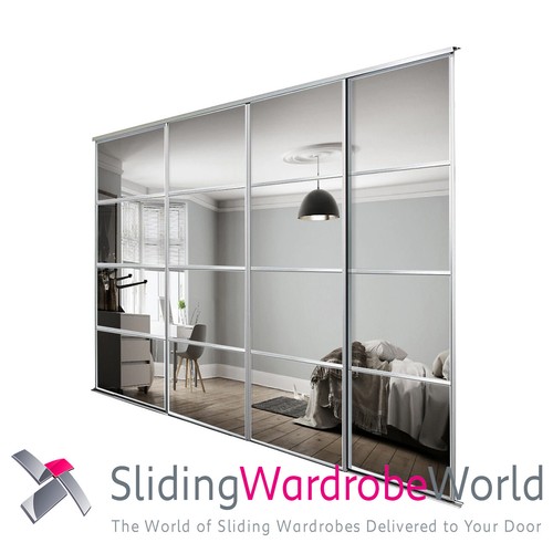 Panel silver framed - silver,