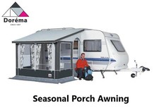 Dorema Oslo 4 Seasons Size 2 Seasonal Caravan Porch Awning 25mm Steel Frame 