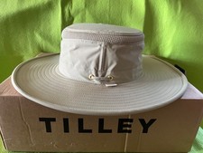 Tilley Hat  7 1/2  Khaki Olive  Airflo  UPF  50 +  Protection Wide Brim  NWT