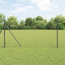 WALPLUS Euro Fence Grey 1.2x10