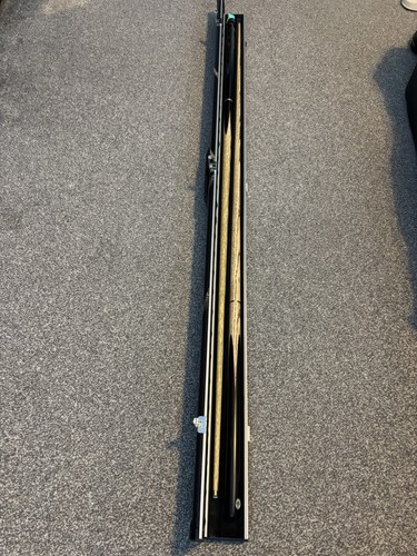 Snooker and pool cue - and,