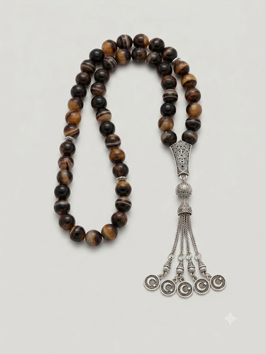 Premium tiger eye - misbaha, 33
