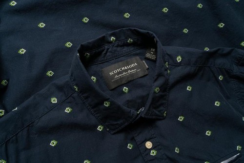 Men scotch soda shirt navy - soda,