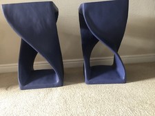 Two Heavy Acacia Wood Tables