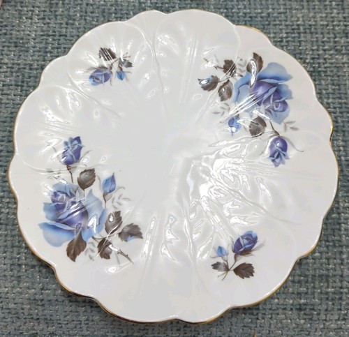 Aynsley blue rose - cake, plate