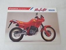 HONDA DOMINATOR NX650 Motorcycle Sales Spec Leaflet c1990 #4677312 FRENCH TEXT