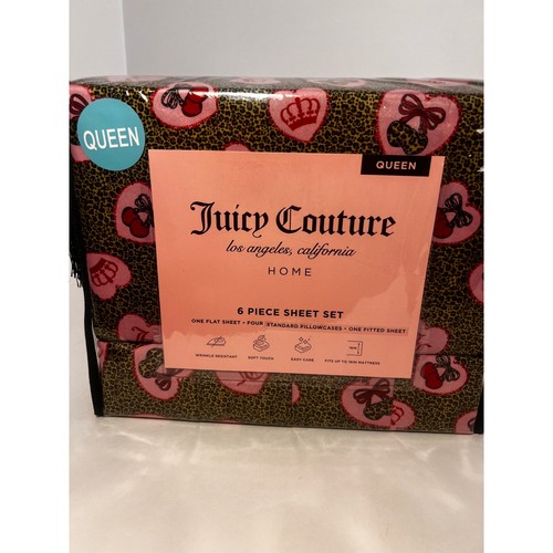 Juicy couture queen sheet - juicy, set