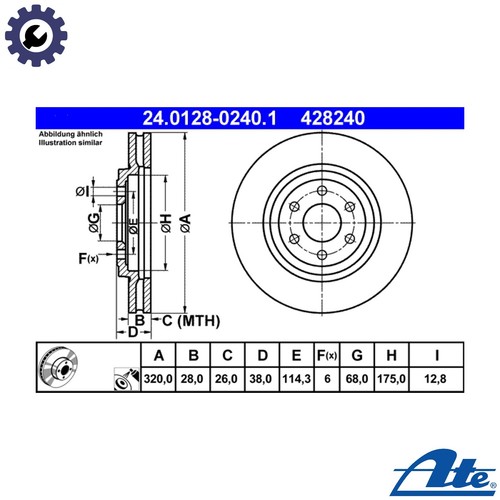 Brake disc 0128 - brake,