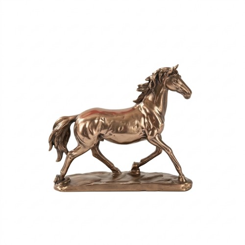 Horse figurine copper - horse,