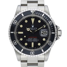 Rolex Submariner Single Red 1680 with 40mm Oystersteel case and Black dial. G...