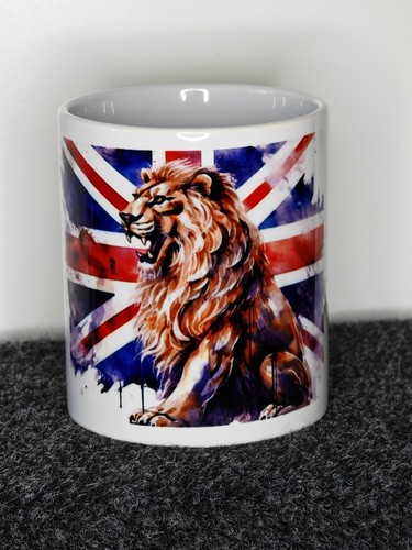 British lion union jack - jack, mug