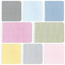 Striped Chambray Fabric Yarn Dyed 100% Cotton Material - 144cm Wide - OekoTex