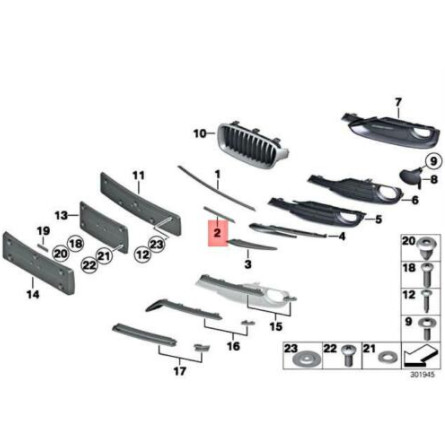 New bmw f30 front - f30, bumper