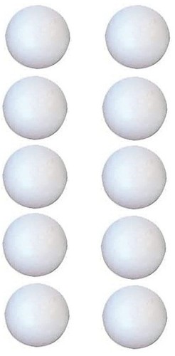 Polystyrene balls 7cm 10 - -,