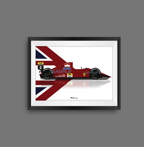 Nigel mansell ferrari 640 - mansell, f1
