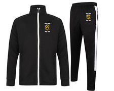 Custom Logo Tracksuit Personalised Badge Design – Men's Full Set Top & Bottoms