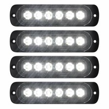 4x 6-LED White Car Recovery