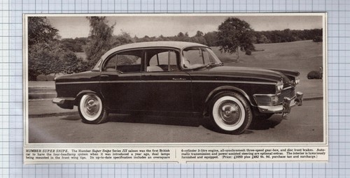Humber super snipe - humber,