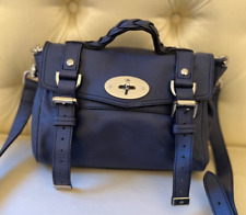 Genuine Mulberry Mini Alexa satchel handbag/shoulder bag - Blue