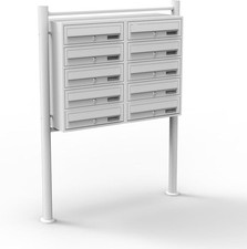 Freestanding 10 Door Letterbox
