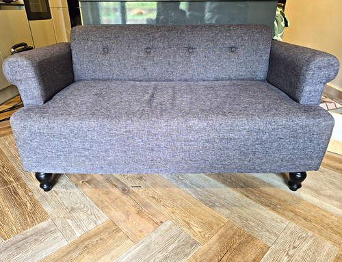 Wayfair grey button tufted - grey,