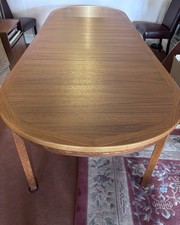 Mid Century Modern Rimbo Nils Johnsson for Troeds Extendable Dining Table-LBG gp