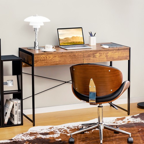 Computer desk wooden laptop - wooden,