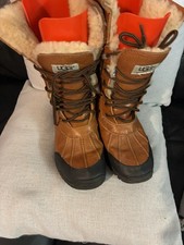 UGG Adirondack Women's Boots Chestnut, Waterproof, Real Sheepskin, Size 5 