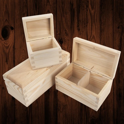 Unfinished wooden display - unfinished,